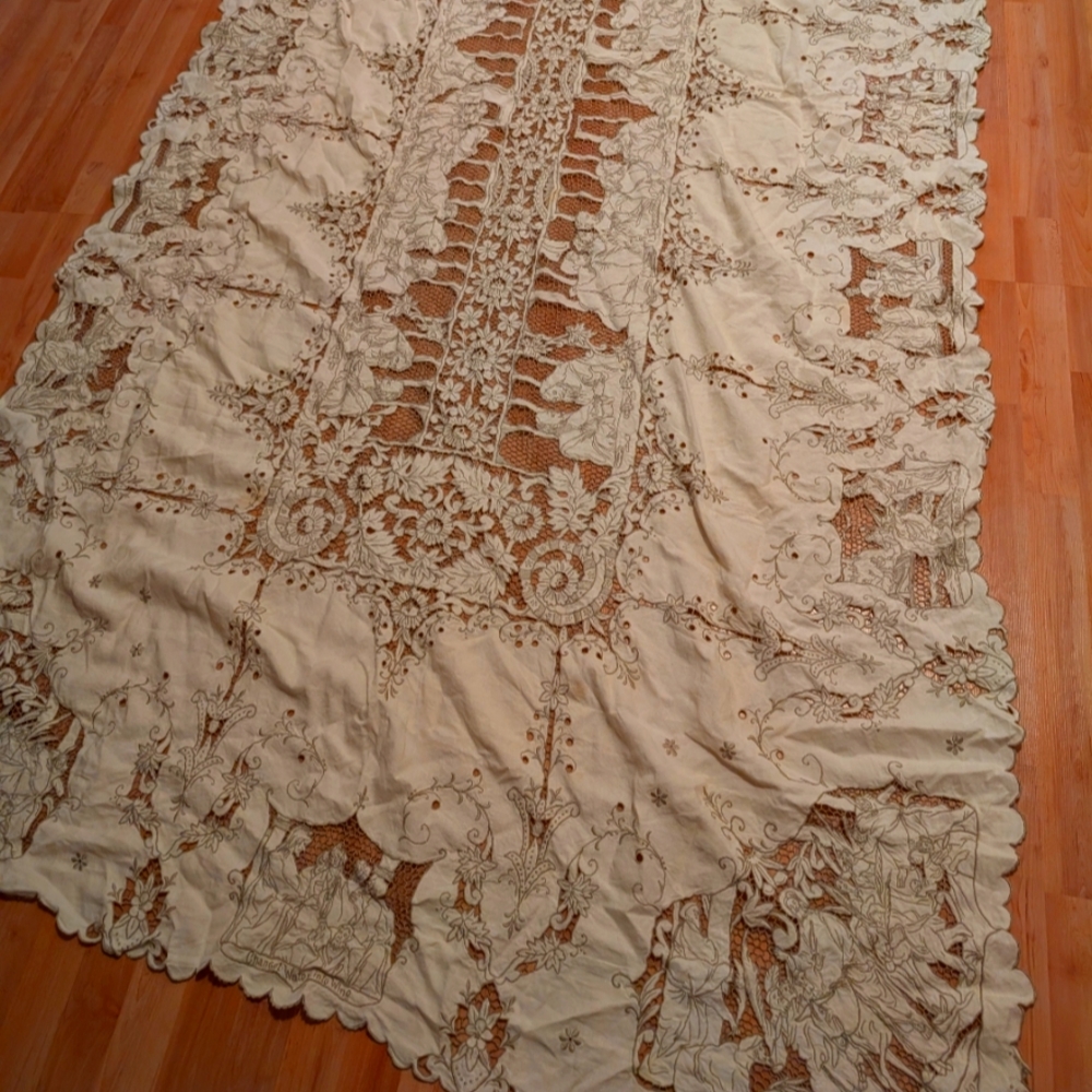 RARE Vintage LAST SUPPER tablecloth
